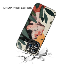 Bornstud Botanical Art Printed Case for iPhone 15 Pro Max Green & Beige