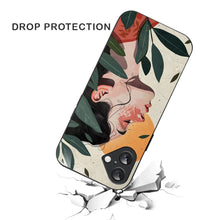 Bornstud Botanical Art Printed Case for iPhone 16 Plus Green & Beige