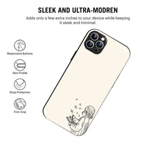 Bornstud Dreamy Book Printed Case for iPhone 12 Pro Beige