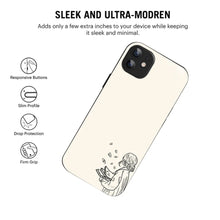 Bornstud Dreamy Book Printed Case for iPhone 11 Beige