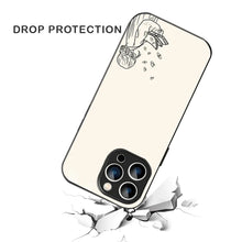 Bornstud Dreamy Book Printed Case for iPhone 14 Pro Beige