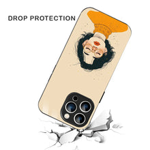 Bornstud Freckle Beauty Printed Case for iPhone 16 Pro Beige Orange