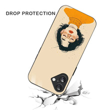 Bornstud Freckle Beauty Printed Case for iPhone 16 Beige Orange