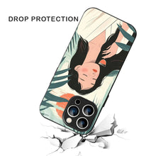 Bornstud Sunset Serenity Printed Case for iPhone 15 Pro Max pastel green
