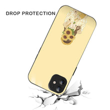Bornstud Sunflower Girl Printed Case for iPhone 12 white