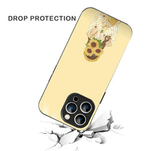 Bornstud Sunflower Girl Printed Case for iPhone 16 Pro white