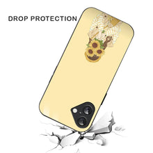 Bornstud Sunflower Girl Printed Case for iPhone 16 Plus white