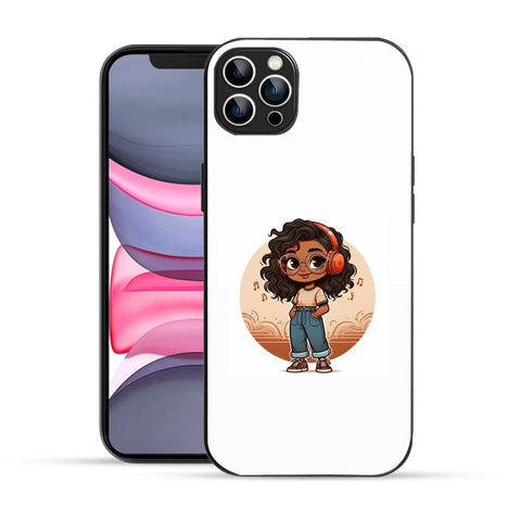 Bornstud Music Lover Printed Case for iPhone 12 Pro white