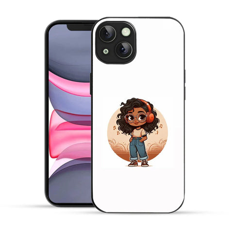 Bornstud Music Lover Printed Case for iPhone 14 white