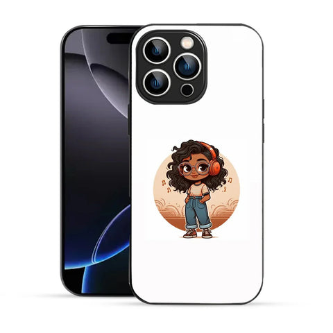 Bornstud Music Lover Printed Case for iPhone 16 Pro white