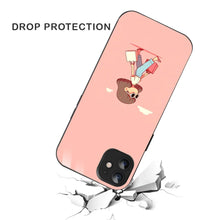 Bornstud Shopping Girl Printed Case for iPhone 11 Pink