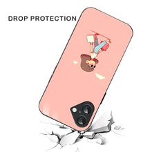 Bornstud Shopping Girl Printed Case for iPhone 16 Pink