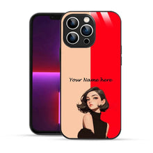 Bornstud Personalised my Name Printed Case for iPhone 13 Pro Bright Red - Bornstud