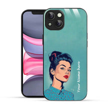 Bornstud Personalised my Name Printed Case for iPhone 14 Plus Moonstone Blue - Bornstud