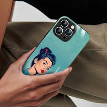 Bornstud Personalised my Name Printed Case for iPhone 15 Pro Moonstone Blue - Bornstud