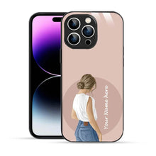 Bornstud Personalised my Name Printed Case for iPhone 14 Pro Cavern Pink - Bornstud