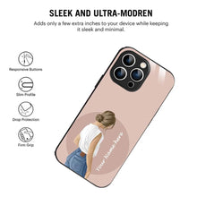 Bornstud Personalised my Name Printed Case for iPhone 15 Pro Cavern Pink - Bornstud