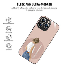 Bornstud Personalised my Name Printed Case for iPhone 16 Pro Cavern Pink - Bornstud