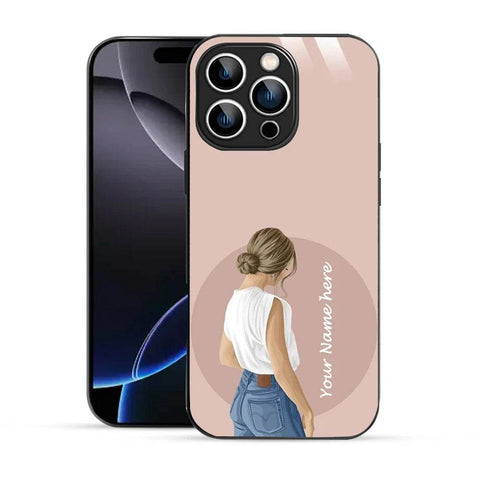 Bornstud Personalised my Name Printed Case for iPhone 16 Pro Max Cavern Pink - Bornstud