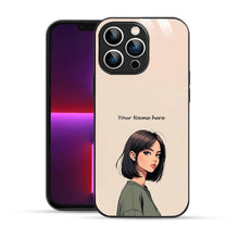 Bornstud Personalised my Name Printed Case for iPhone 13 Pro Almond - Bornstud