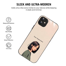 Bornstud Personalised my Name Printed Case for iPhone 11 Almond - Bornstud