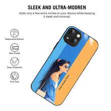 Bornstud Personalised my Name Printed Case for iPhone 15 Picton Blue - Bornstud