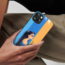 Bornstud Personalised my Name Printed Case for iPhone 15 Picton Blue - Bornstud