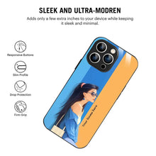 Bornstud Personalised my Name Printed Case for iPhone 16 Pro Picton Blue - Bornstud