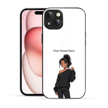 Bornstud Personalised my Name Printed Case for iPhone 15 white - Bornstud