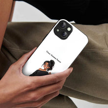 Bornstud Personalised my Name Printed Case for iPhone 15 white - Bornstud