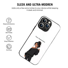 Bornstud Personalised my Name Printed Case for iPhone 15 Pro white - Bornstud