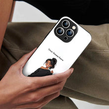 Bornstud Personalised my Name Printed Case for iPhone 15 Pro white - Bornstud