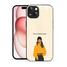 Bornstud Personalised my Name Printed Case for iPhone 15 Papaya Whip - Bornstud