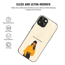 Bornstud Personalised my Name Printed Case for iPhone 15 Papaya Whip - Bornstud