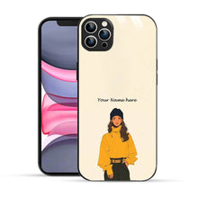 Bornstud Personalised my Name Printed Case for iPhone 11 Pro Papaya Whip - Bornstud
