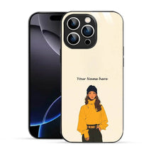 Bornstud Personalised my Name Printed Case for iPhone 16 Pro Papaya Whip - Bornstud