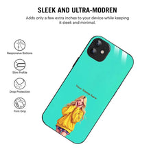 Bornstud Personalised my Name Printed Case for iPhone 12 Aqua Marine - Bornstud