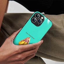 Bornstud Personalised my Name Printed Case for iPhone 14 Pro Aqua Marine - Bornstud