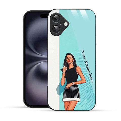 Bornstud Personalised my Name Printed Case for iPhone 16 Plus Morning Glory - Bornstud