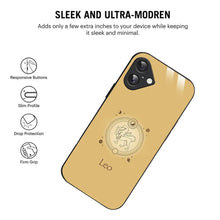 Bornstud Zodiac Leo Yellow Printed Case for iPhone 16 - Bornstud