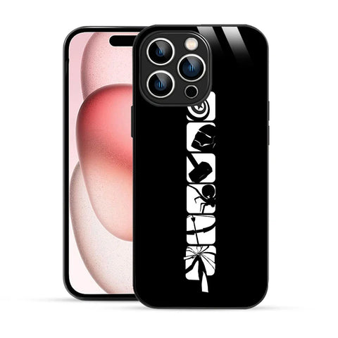 Bornstud Marvel Icons Silhouette Printed Case for iPhone 15 Pro