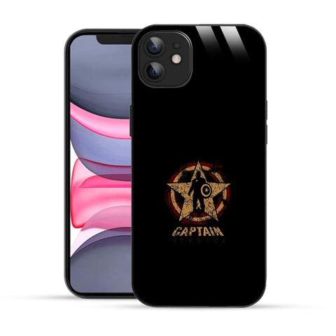 Bornstud Captain America Star Shield Printed Case for iPhone 12