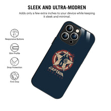 Bornstud Captain America Star Printed Case for iPhone 14 Pro Max