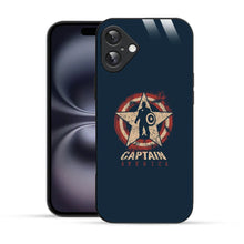 Bornstud Captain America Star Printed Case for iPhone 16 Plus