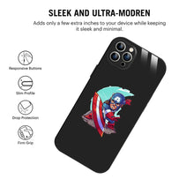 Bornstud Captain America Chibi Style Printed Case for iPhone 12 Pro