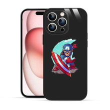 Bornstud Captain America Chibi Style Printed Case for iPhone 15 Pro Max