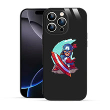 Bornstud Captain America Chibi Style Printed Case for iPhone 16 Pro Max