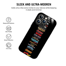 Bornstud Marvel Timeline Printed Case for iPhone 14 Pro