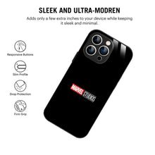 Bornstud Marvel Studios Logo Printed Case for iPhone 14 Pro