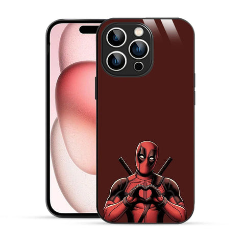 Bornstud Deadpool Love Printed Case for iPhone 15 Pro Max